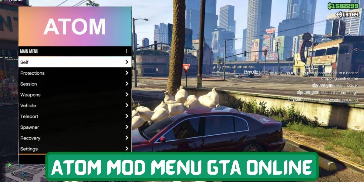 Atom Menu - Free GTA 5 Online 1.61 Mod Menu Undetected